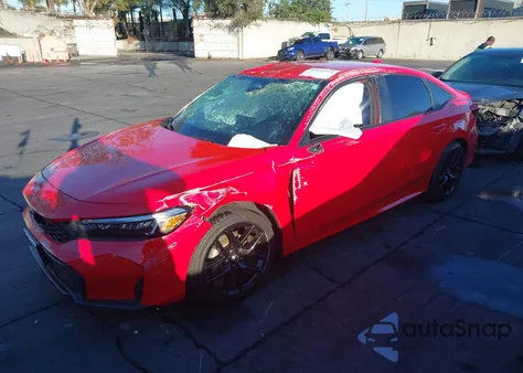 2025 Honda Civic Sport из США, поврежденный, VIN 2HGFE2F5XSH517977